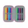 Double Filled Pencil Case 28 Pieces Minnie Mouse "Loving" - Image 3