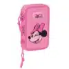 Double Filled Pencil Case 28 Pieces Minnie Mouse "Loving"