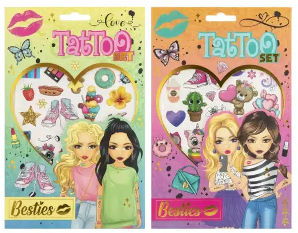 Besties Tattoo Set 2 Sheets