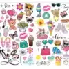 Besties Tattoo Set 2 Sheets - Image 2