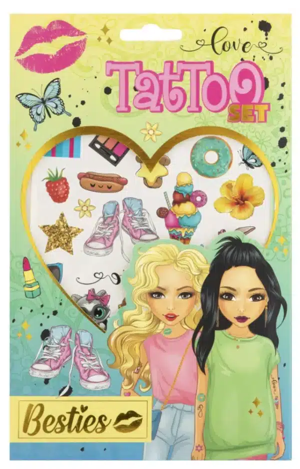 Besties Tattoo Set 2 Sheets - Image 3