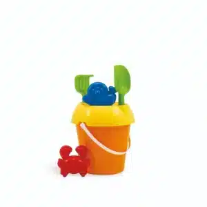 Beach Bucket With 5 Accessories 18cm