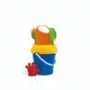 Beach Bucket Set With Watering Can & 4 Accessories, 18cm Diameter - Image 2