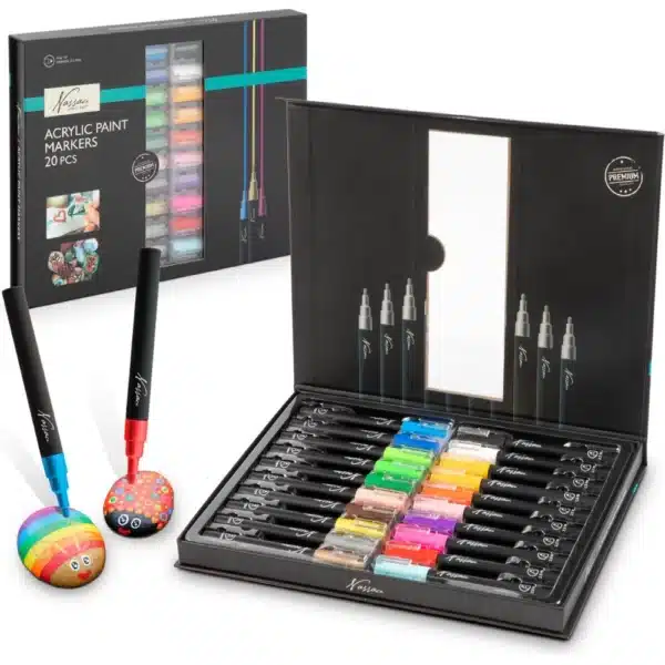Pack of 20 Acrylic Markers