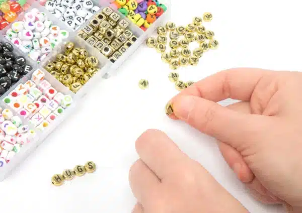 Letter Beads In Storage Box - Image 3