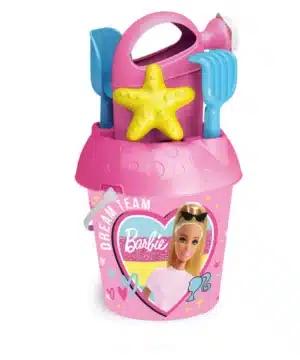 Barbie Beach Bucket Set With Watering Can & 4 Other Accessories 18cm