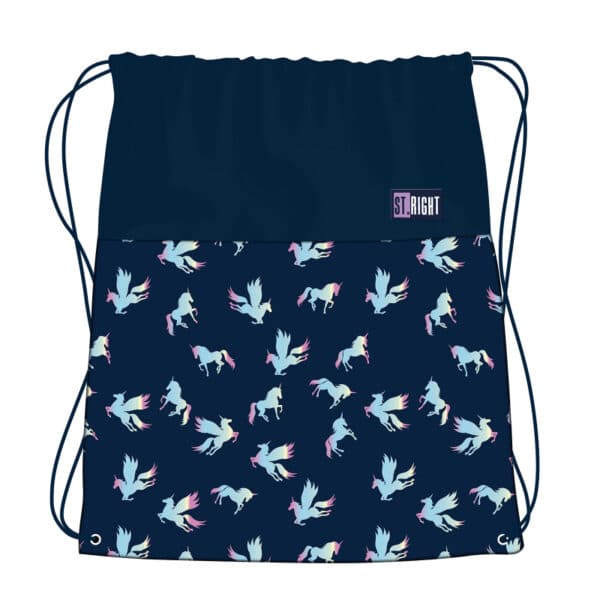 St.Right Drawstring Bag Holo Unicorns