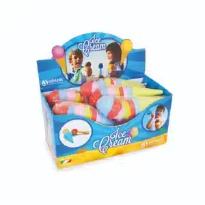 Pack of 4 Coloured Ice Cream Sand Moulds In Net