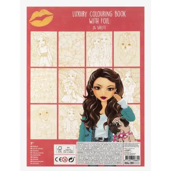 Besties Luxury Foil Colouring Book - Image 2