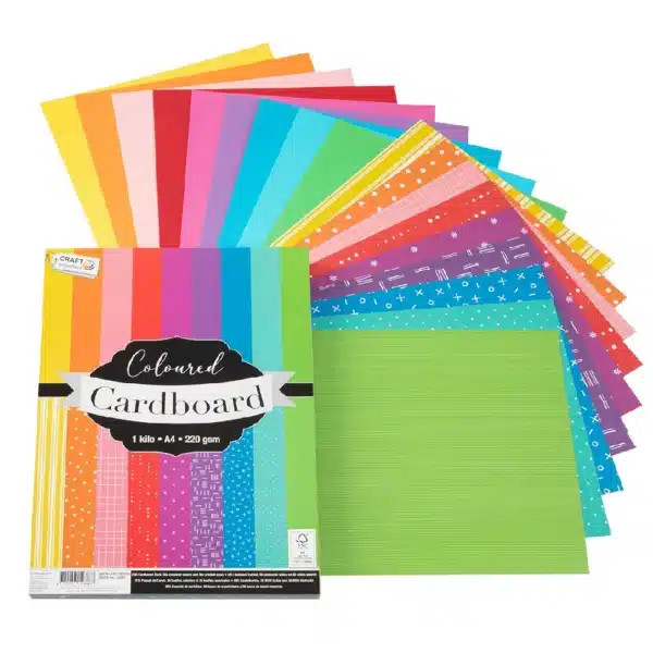 A4 Cardboard Pack, 72 sheets, 220 gsm
