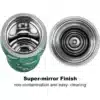 Super Sparrow Enjoy Series Ultra-light 750ml Dark Green Stainless Steel Bottle - Image 4