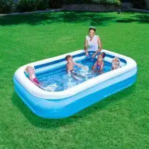 Bestway Inflatable Pool Family Blue  262 X 175 X 51 cm