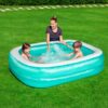 Family Pool Blue Inflatable 201 X 150 X 51 cms - Image 3