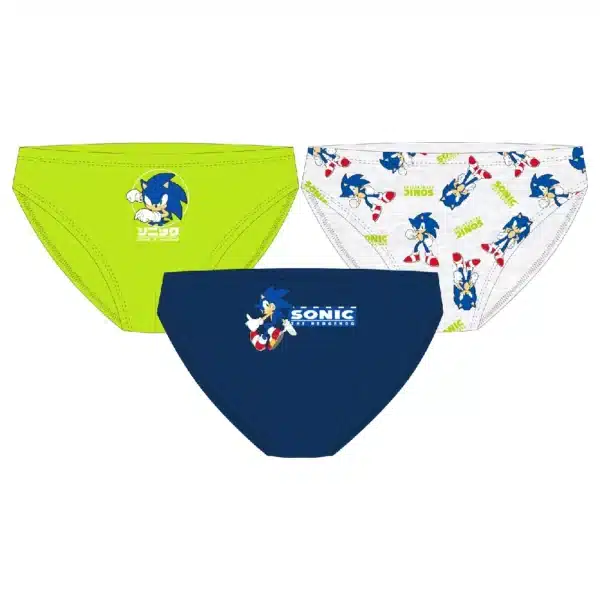 Pack of 3 Sonic Underpants