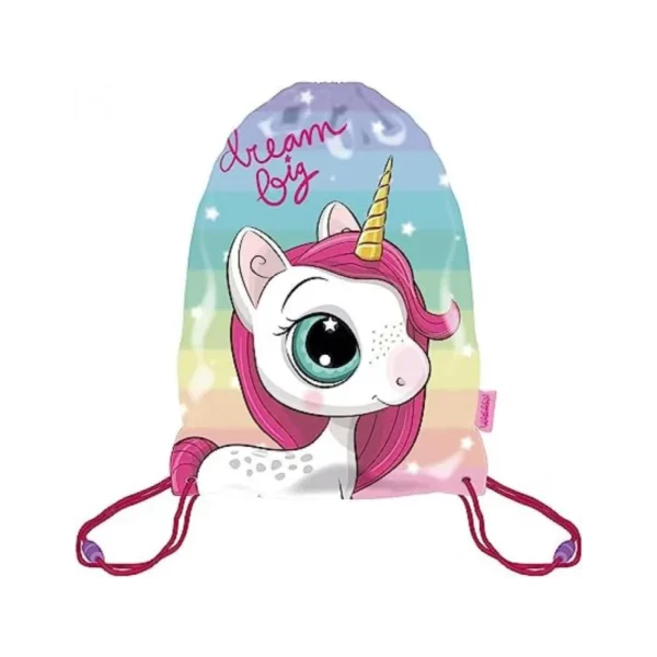 Unicorn Drawstring Bag 33x44cm