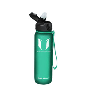Super Sparrow Tritan Sport Bottle With Straw 1000ml Forest Green