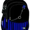 ST.Right Backpack 4 Compartments BP-01 Black & Blue