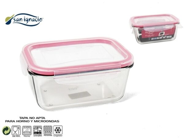 San Ignacio Glass Clip Close Food Container 850ml