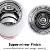 Super Sparrow Ultra-light Insulated Stainless Steel Water Bottle With Straw Lid 750ml White - Image 4
