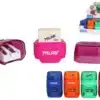 Milan Double Pencil Sharpener & Eraser Combo