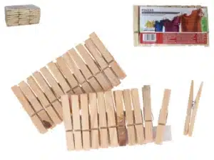 Wooden Clothes Pegs x24