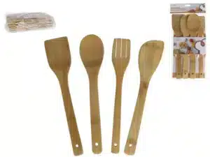 Wooden Spoon Set x4