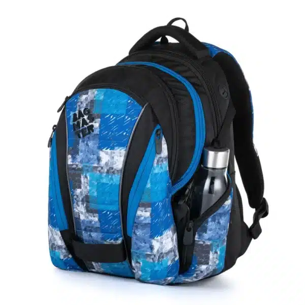 Bagmaster Backpack Bag 21A Blue/Black - Image 5