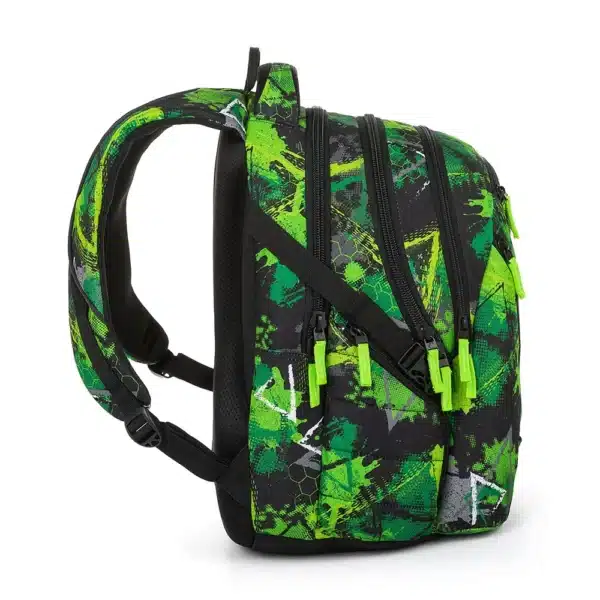 Bagmaster Backpack Bag 23A Green/Black - Image 2