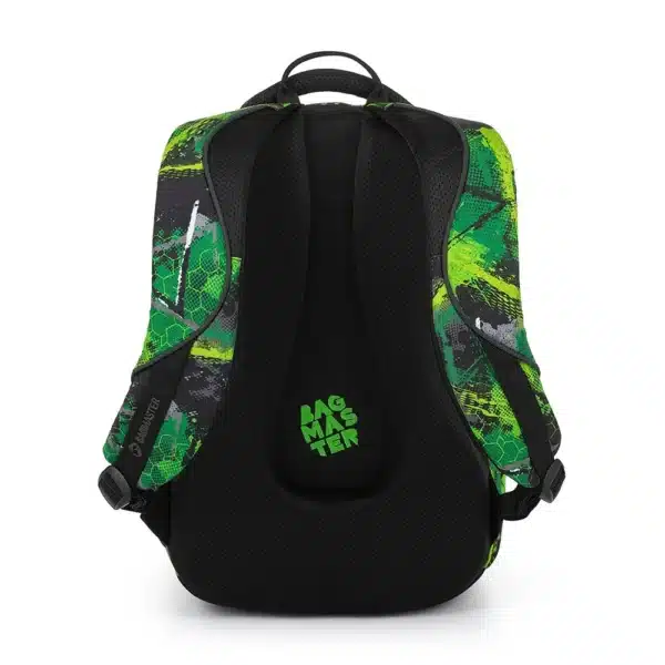 Bagmaster Backpack Bag 23A Green/Black - Image 3