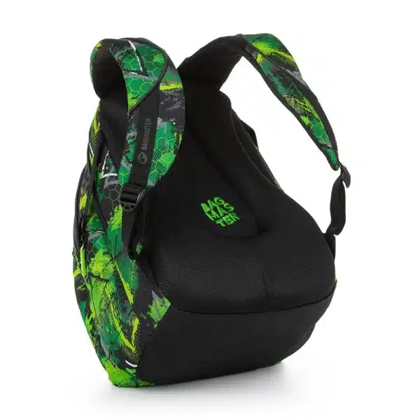 Bagmaster Backpack Bag 23A Green/Black - Image 4