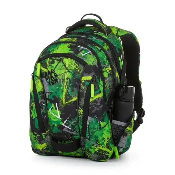 Bagmaster Backpack Bag 23A Green/Black - Image 5