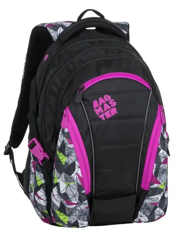 Bagmaster Backpack Bag 9B Purple/Green/Black