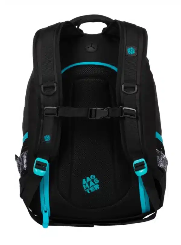 Bagmaster Backpack Digital 20B Turquoise/Grey/Black - Image 3