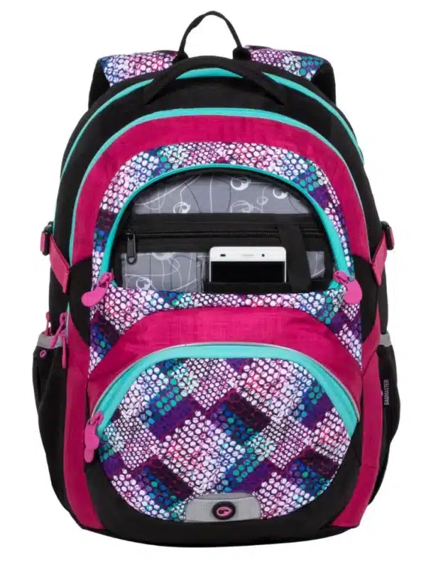 Bagmaster Backpack Theory 20A Pink/Turquoise/White - Image 4