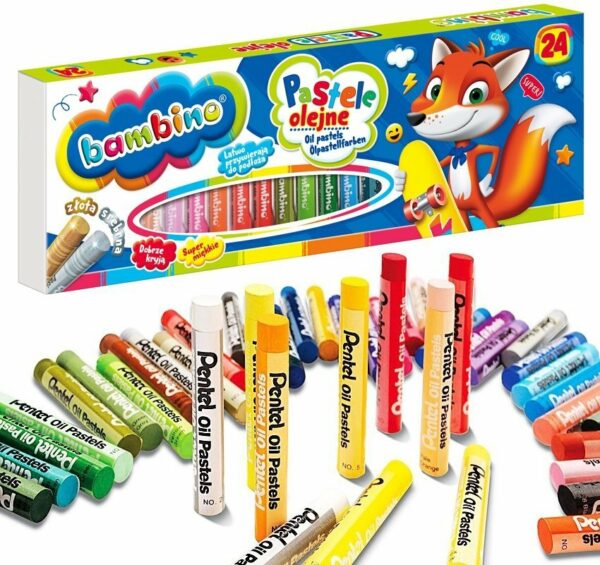 Bambino Oil Pastels x24