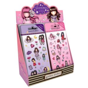 Sticker with glitter Gorjuss -  Catch a Star & Love grows