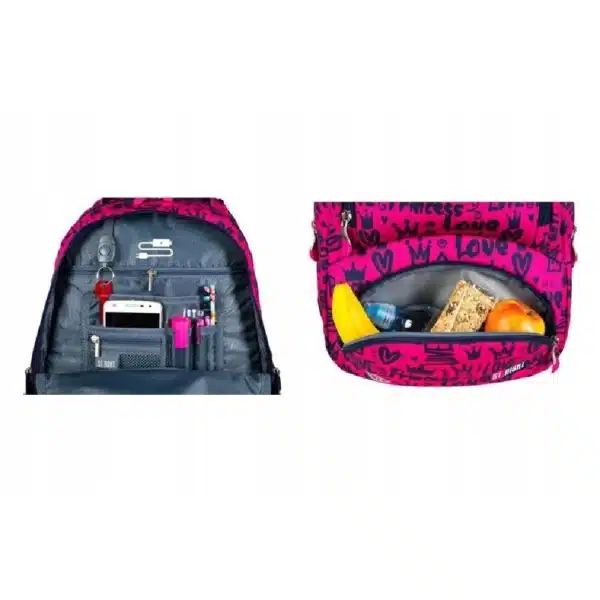 St.Right 4 Compartment Backpack BP-07 Love - Image 3
