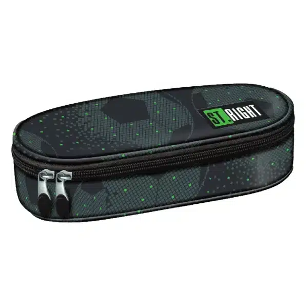 ST.Right Oval Pencil Case PC-01 Football