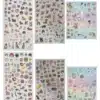 Sticker Set 100 Pcs, 2 Assorted. - Cats/dogs