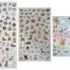 Sticker Set 100 Pcs, 2 Assorted. - Cats/dogs - Image 2