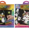 5 Pack Foil Art Cards 21.5x21.5cm & Scratch Pen