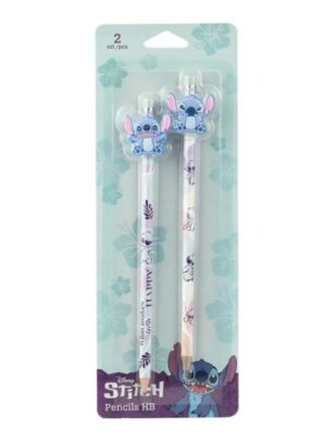 Set of 2 Stitch HB Pencils With Motif