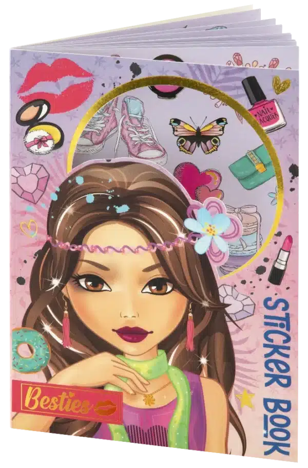Besties Foil Sticker Book A5 8 Sheets, 2 Assorted - Image 3