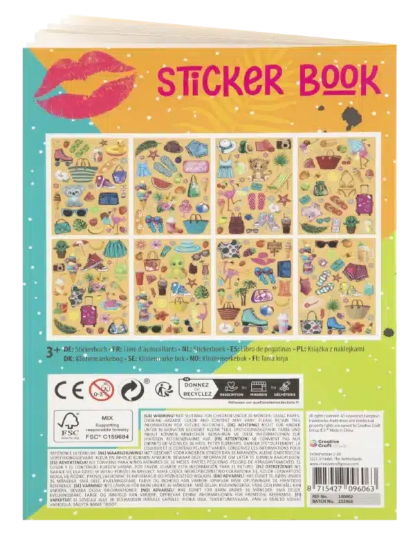 Besties Foil Sticker Book A5 8 Sheets, 2 Assorted - Image 4
