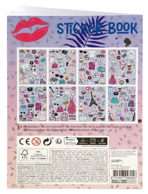 Besties Foil Sticker Book A5 8 Sheets, 2 Assorted - Image 5