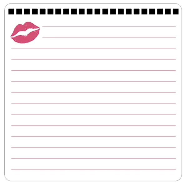 Besties Mini Notebook (8x8cm) + Pen In Box - Image 2