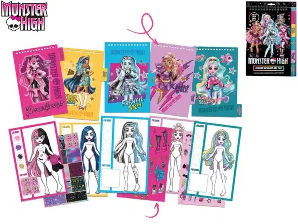 Monster High Fashion Designer Art Pad - Image 2