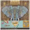 Elephant Diamond Painting On Canvas 30x30cm