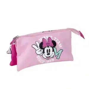 Pencil Case 3 Compartments Minnie