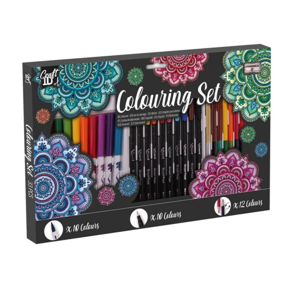 33 Piece Colouring Set